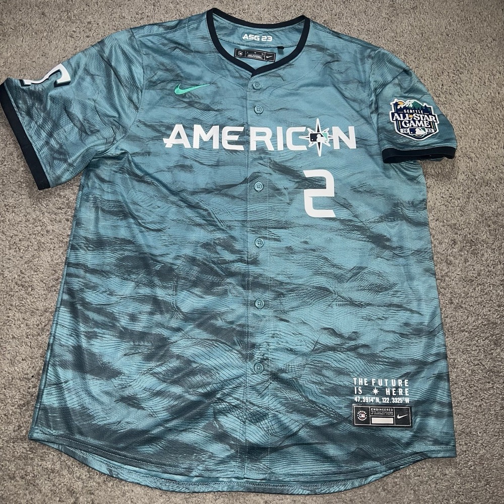 Men's Nike 2023 MLB All-Star Game American League Jersey Marcus Semien Men XL
